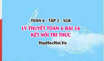 Lý Thuyết Toán 6 Bài 16: Phép Nhân Số Nguyên (Kết Nối Tri Thức)